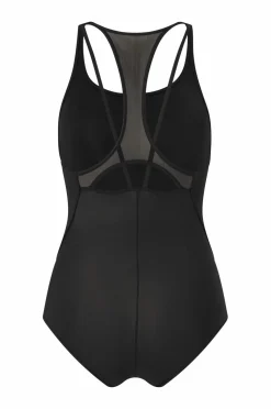 Arena Badedragt Mesh Panels Swimsuit Power Back Black Online