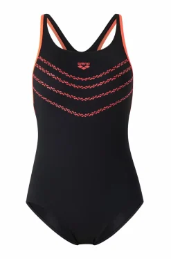 Arena Badedragt Women's Losange V Swimsuit Swim PR Black-coral Best