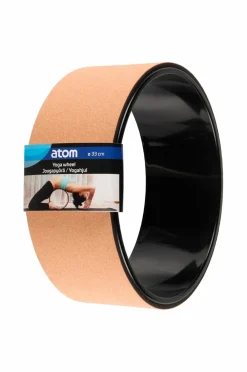 Atom Yogahjul af kork 33 cm No color Clearance