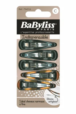 BaByliss Håraccessories|Håraccessories>Hårspænde nonslip 5 stk. No color