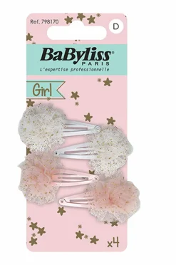BaByliss Håraccessories>Hårspænder Kugler Kids 4 stk