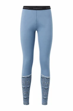 Bagheera Skiundertøj|Skiundertøj>Lange underbukser Merino Dalecarlian Lt Pants W Blue/Dark Grey