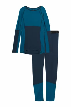 Bagheera Undertøj>Undertøj Merino Brisk Set JR NAVY/DEEP OCEAN