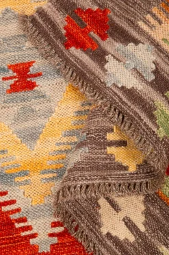 Bargi Uldtæpper|Fladvævede Tæpper>Uldtæppe Kelim 173x250 cm Multi