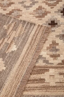 Bargi Uldtæpper>Uldtæppe Kilim Raw 175x228 cm Grå