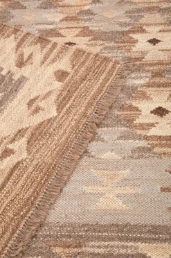Bargi Uldtæpper>Uldtæppe Kilim Raw 205x291 cm Grå