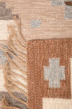 Bargi Uldtæpper>Uldtæppe Röllakan 250 x 350 cm Beige