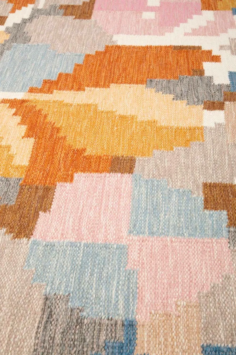 Bargi Uldtæpper>Uldtæppe Röllakan 250 x 350 cm Blå