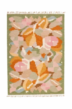 Bargi Uldtæpper>Uldtæppe Röllakan e 170x230 cm Grøn