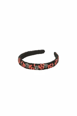 Becksöndergaard Håraccessories|Håraccessories>Hårbøjle Brombeere Slim Beaded Hairbrace Black