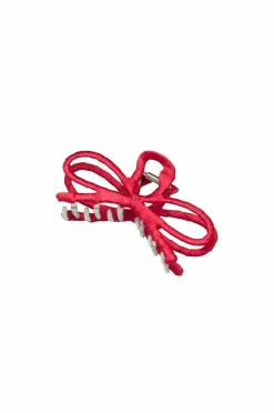 Becksöndergaard Håraccessories|Håraccessories>Hårklemme Luster Bow Hair Claw Savvy red