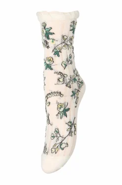 Becksöndergaard Strømper Fairygard Cotta Birch white Online