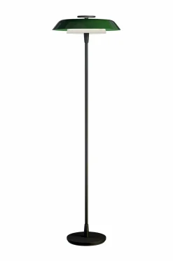 Belid Gulvlampe Horisont - højde 141 cm mattsvart/blank skovgrøn New