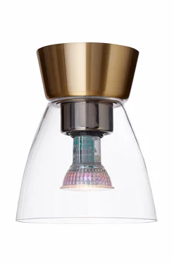 Belid Plafond Bizzo diameter 16,5 Messing/Klar glas Online