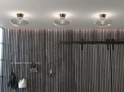 Belid Badeværelsesbelysning>Plafond Bullo diameter 27 Messing/klar glas