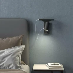 Belid Væghylde Tyson Svartstruktur Discount