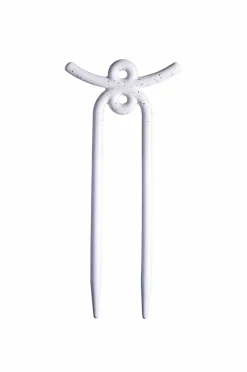 Bergs Potter Plantepæl, Folk: Yuma glaseret Pebble White Outlet