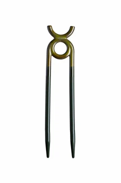 Bergs Potter Plantepæl, Folk: Oni glaseret Moss Green Clearance