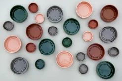 Bergs Potter Underskål Hoff GLAZED, diameter 14 cm Perlegrå Outlet