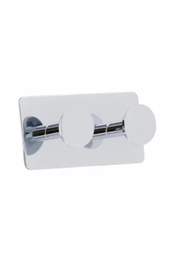 Beslag Design Badeværelsestilbehør>Base 210 - 2 kroge Poleret krom