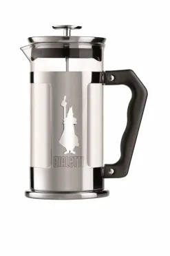 Bialetti Kaffe- & Espressomaskiner>Fransk-press 3/k Preziosa Sølvfarvet