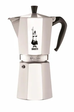 Bialetti Kaffe- & Espressomaskiner>Moka-maskine 18 kopper Moka Sølv
