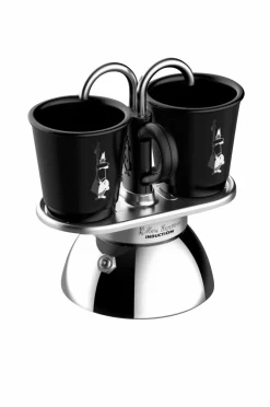 Bialetti Moka-maskine Mini Express sæt Induktion Sort - Sølv Best