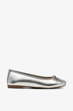 Bianco Ballerinasko>Ballerinasko Biamadison Ballerina Metallic Leather Metallic silver