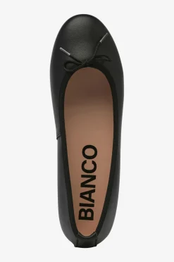 Bianco Ballerinasko Biamadison Ballerina Smooth Leather Black Outlet