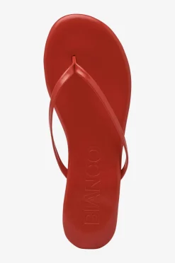 Bianco Sandaler & Sandaler Med Hæl>Flip flops biaMexico Flip Flop Faux Leather Red