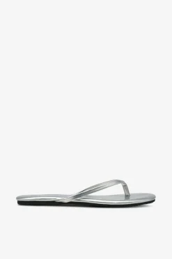 Bianco Flip flops biaMexico Flip Flop Faux Leather Sølvfarvet Online