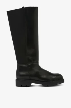 Bianco Støvler biaOthilia Knee High Elastic Boot Leather Black Hot
