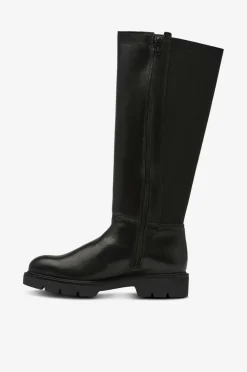 Bianco Støvler biaOthilia Knee High Elastic Boot Leather Black Hot