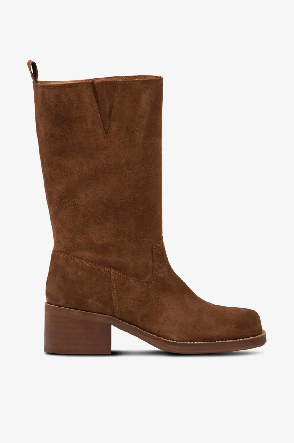 billi bi Støvler>Støvler A8910 Tabac babysilk suede 555