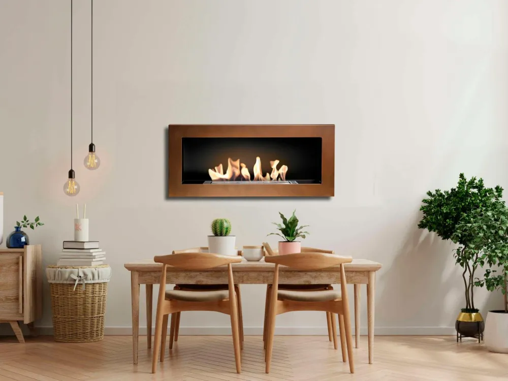 Biopejs Butikken Biopejse>Etanolkamin 90 cm Brun/kobber