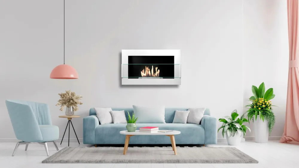 Biopejs Butikken Biopejse>Etanolkamin 65 cm Hvid / blank