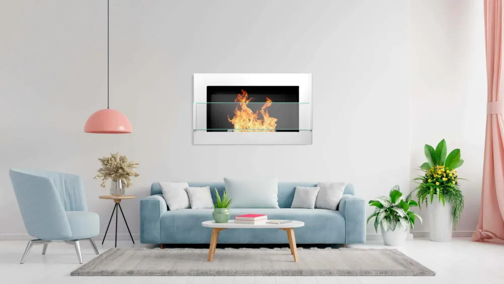 Biopejs Butikken Biopejse>Etanolkamin 65 cm Hvid / blank