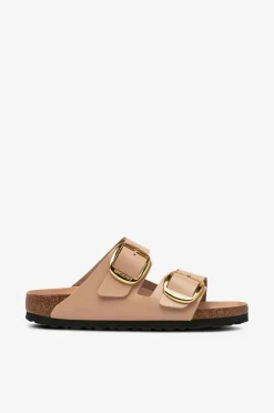 Birkenstock Sandaler & Sandaler Med Hæl>Sandaler Arizona BB Lena High Shine New Beige Hex High-Shine New Beige