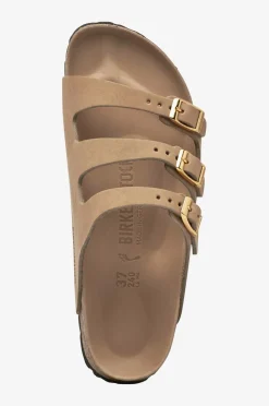 Birkenstock Sandaler Florida Lenb Hex Sandcastle Best