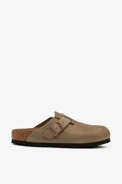Birkenstock Hjemmesko>Tøfler Boston Leoi Tabacco Brown