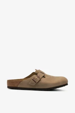Birkenstock Tøfler Boston Leoi Tabacco brown Outlet