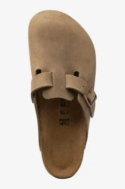 Birkenstock Tøfler Boston Leoi Tabacco brown Outlet