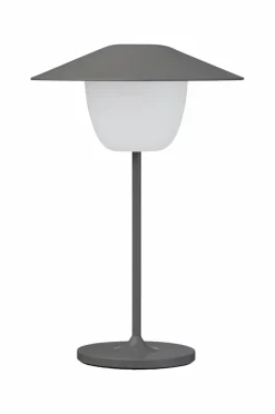 Blomus Udendørsbelysning|Genopladelige Lamper>LED-lampe Ani Mini 21,5 cm Varm grå
