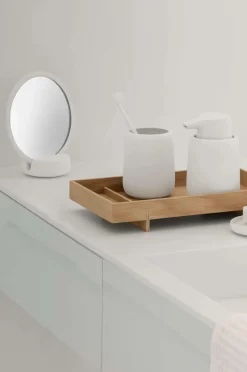 Blomus Makeup-Tilbehør|Badeværelsestilbehør>Makeupspejl Sono Ø17 cm Mat hvid hvid