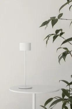 Blomus Udendørsbelysning|Genopladelige Lamper>Mobil lampe LED Farol 35,5 cm Mat hvid hvid
