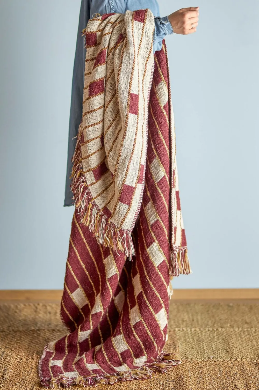 Bloomingville Tæpper & Plaider>Cang Kast Rød