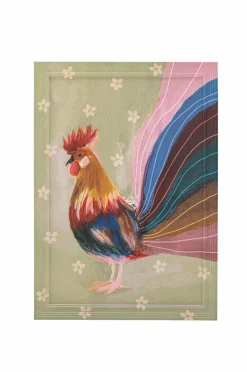 Bloomingville Hanaia Illustration m/ramme Grøn Best