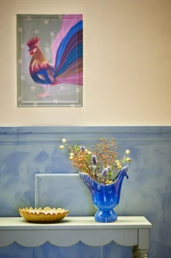 Bloomingville Hanaia Illustration m/ramme Grøn Best