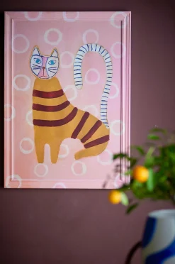 Bloomingville Posters & Billeder>Missy Illustration m/ramme Rose