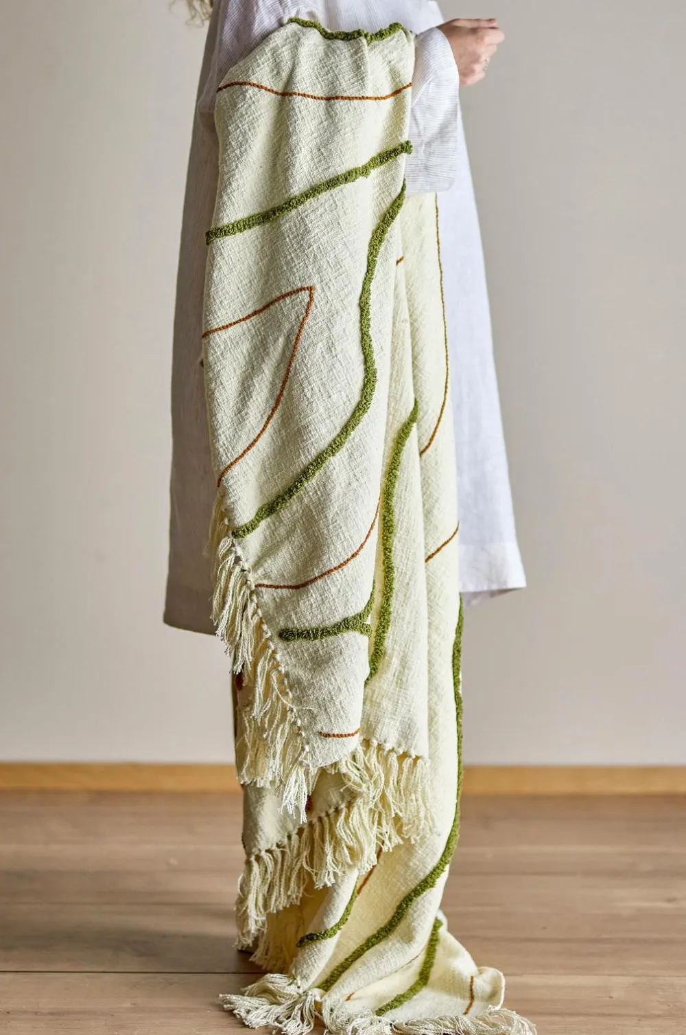 Bloomingville Tæpper & Plaider>Osasio Plaid Grøn